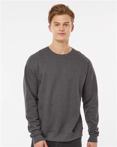 Heather Charcoal Fleece Crewneck Sweatshirt - 340
