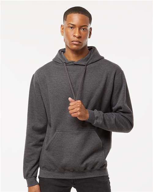 Heather Charcoal Fleece Hooded Sweatshirt - 320