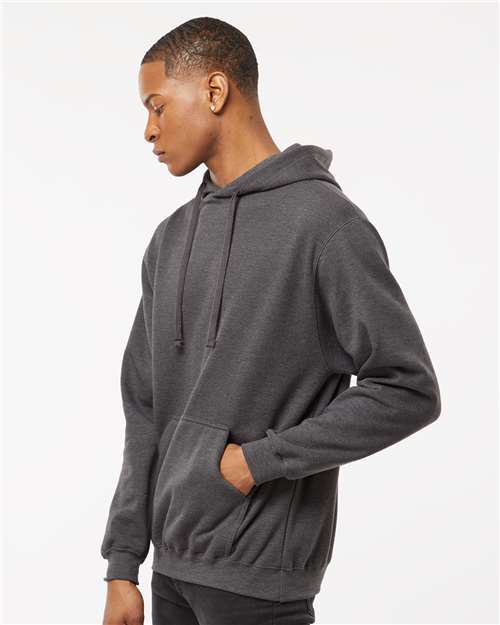 Heather Charcoal Fleece Hooded Sweatshirt - 320