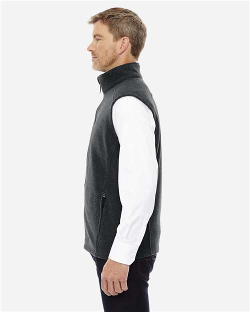 Heather Charcoal Men's Tall Journey Fleece Vest - 88191T