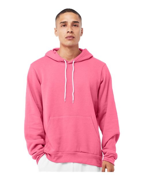 Heather Charity Pink Sponge Fleece Hoodie - 3719