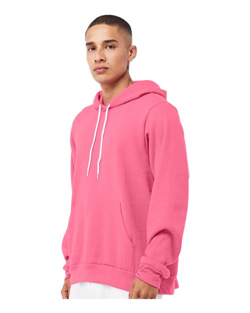 Heather Charity Pink Sponge Fleece Hoodie - 3719