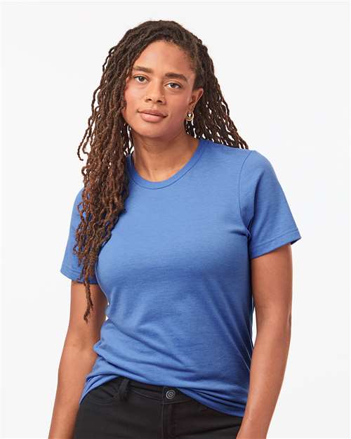 Heather Columbia Blue Combed CVC T-Shirt - 602CVC