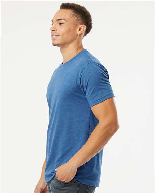 Heather Cool Blue CVC T-Shirt - 6210