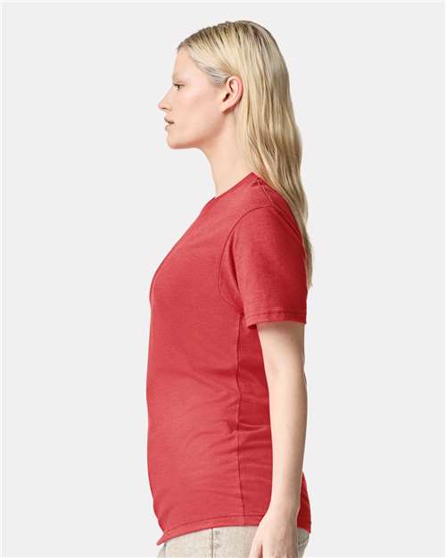 Heather Coral CVC Tee - 2001CVC