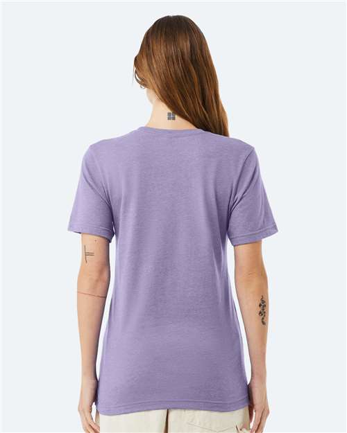 Heather Dark Lavender CVC Jersey Tee - 3001CVC