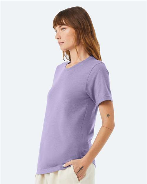 Heather Dark Lavender CVC Jersey Tee - 3001CVC