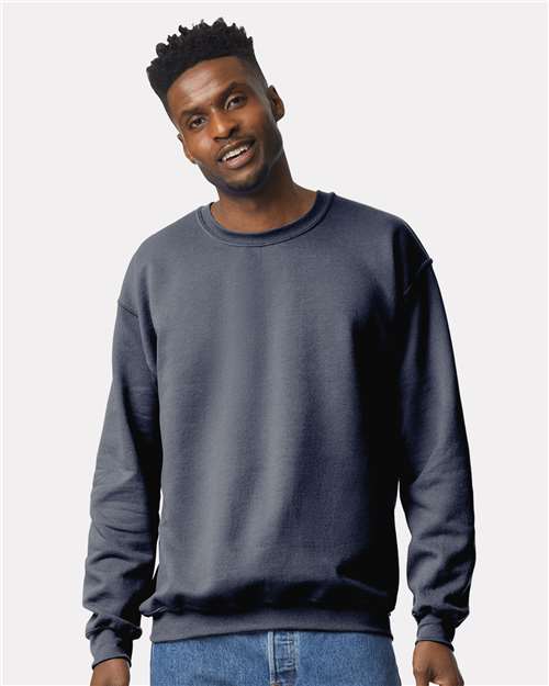 Heather Dark Navy Heavy Blend™ Crewneck Sweatshirt - 18000