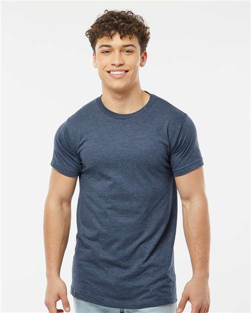 Heather Denim Fine Jersey T-Shirt - 202