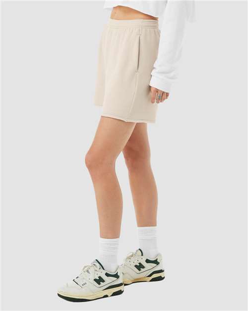 Heather Dust Women's Cutoff Fleece Shorts - 3787