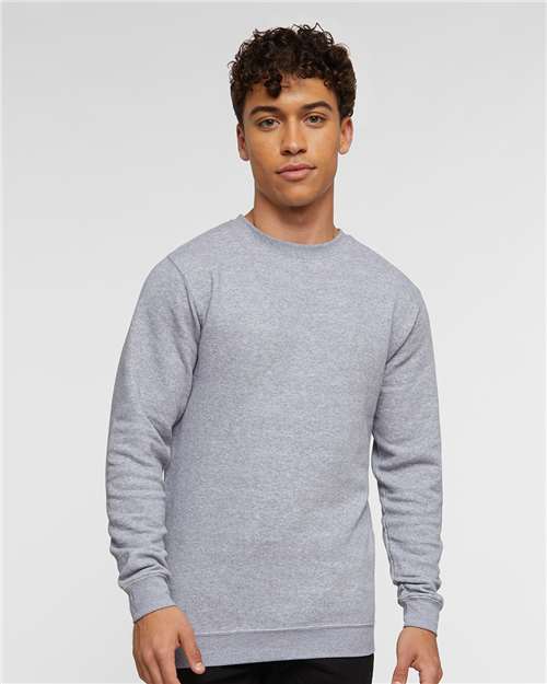 Heather Elevated Fleece Crewneck Sweatshirt - 6925