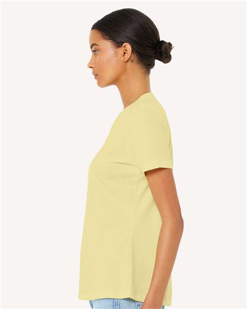 Heather French Vanilla Women’s Relaxed Fit Heather CVC Tee - 6400CVC