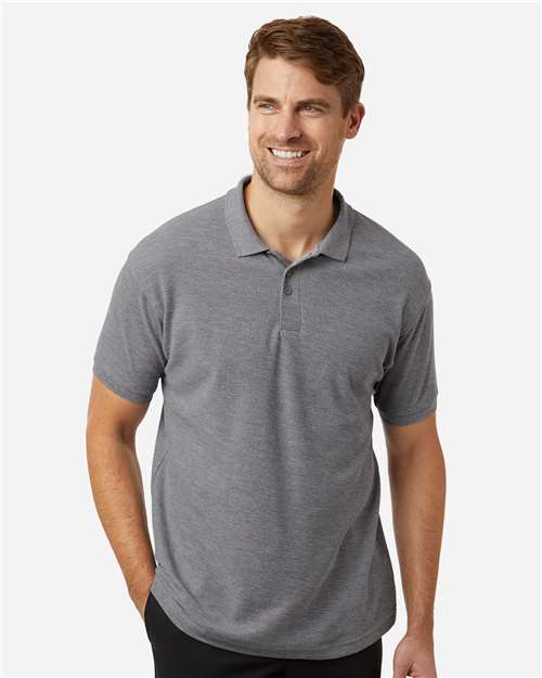 Heather Granite Pique Polo - 62800