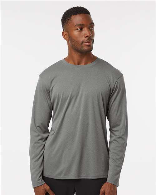 Heather Granite Pro-Lock Performance Long Sleeve T-Shirt - 48400
