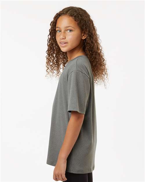 Heather Granite Pro-Lock Youth Performance T-Shirt - 48000Y
