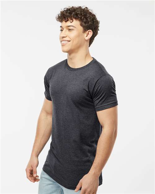 Heather Graphite Fine Jersey T-Shirt - 202
