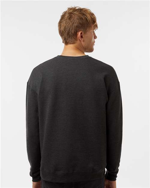 Heather Graphite Fleece Crewneck Sweatshirt - 340