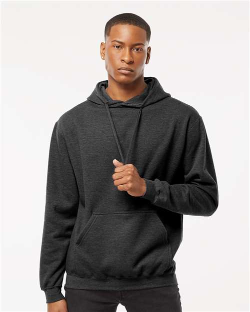 Heather Graphite Fleece Hooded Sweatshirt - 320
