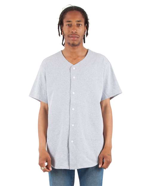 Heather Grey Baseball Jersey - SHBBJ
