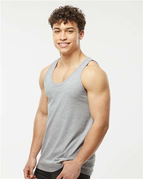 Heather Grey Fine Jersey Tank Top - S105