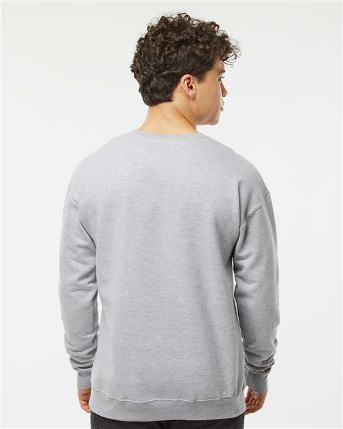 Heather Grey Fleece Crewneck Sweatshirt - 340