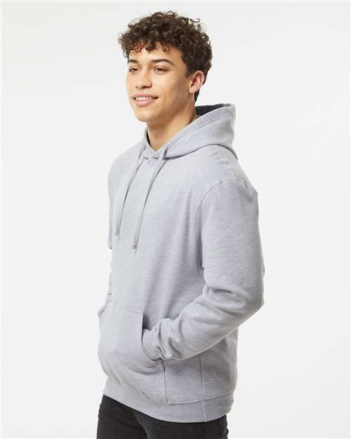 Heather Grey Fleece Hooded Sweatshirt - 320