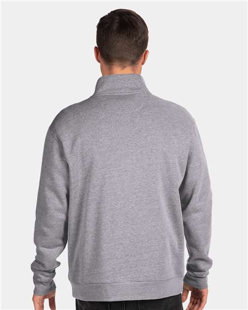 Heather Grey Fleece Quarter-Zip Pullover - 9643