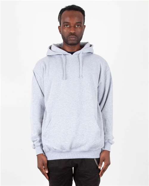 Heather Grey Heavyweight Fleece Hooded Sweatshirt - SHHFP