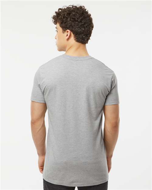 Heather Grey Heavyweight Jersey Pocket T-Shirt - 293