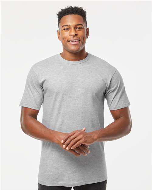 Heather Grey Heavyweight Jersey T-Shirt - 290