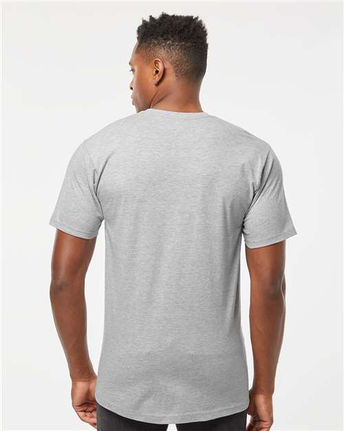 Heather Grey Heavyweight Jersey T-Shirt - 290