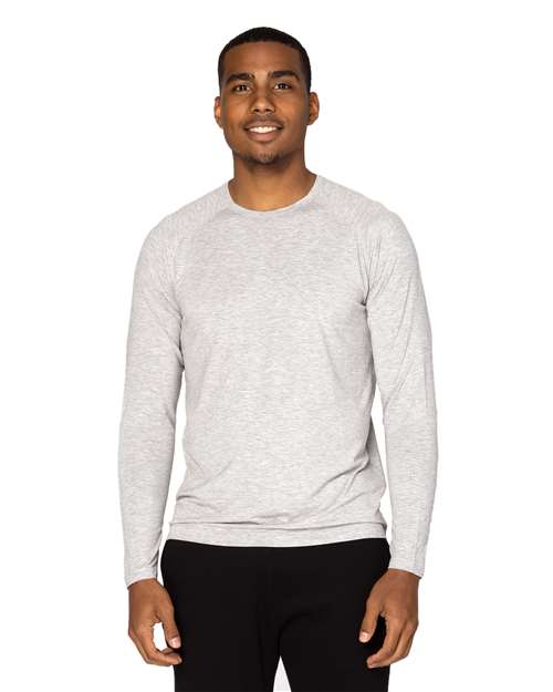 Heather Grey Impact Long-Sleeve T-Shirt - 382LS