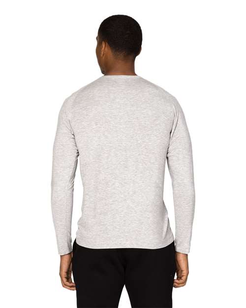 Heather Grey Impact Long-Sleeve T-Shirt - 382LS