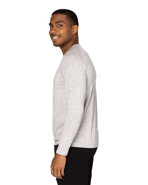 Heather Grey Impact Long-Sleeve T-Shirt - 382LS