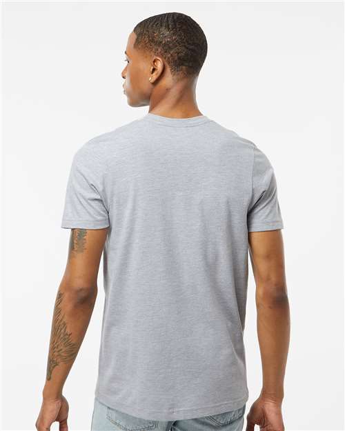 Heather Grey Premium Cotton T-Shirt - 502