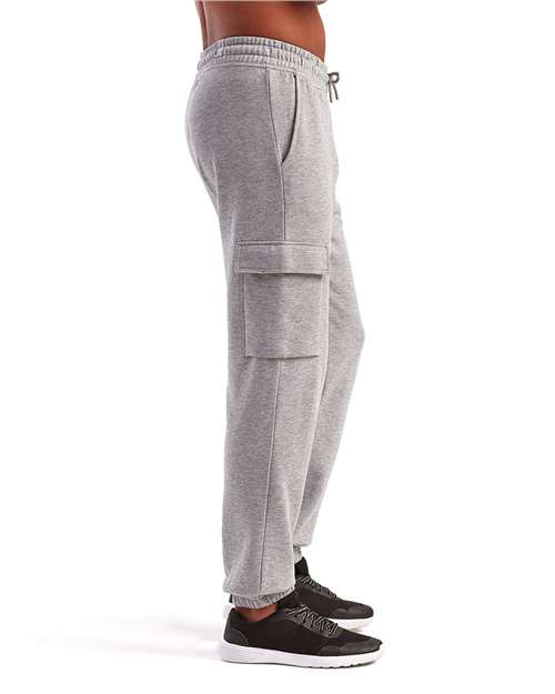 Heather Grey Riley Cargo Jogger - TD604