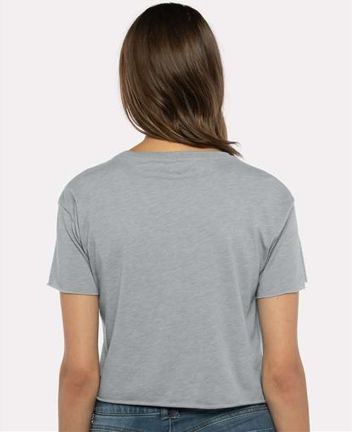 Heather Grey Women's Festival Crop Top - 5080