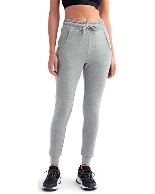 Heather Grey Women's Fitted Maria Joggers - TD055
