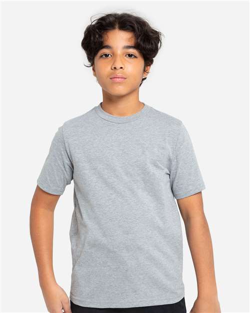 Heather Grey Youth Epic Cotton T-Shirt - T1000B