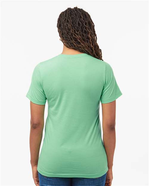 Heather Light Mint Combed CVC T-Shirt - 602CVC
