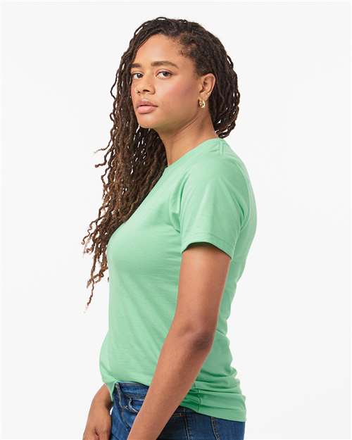 Heather Light Mint Combed CVC T-Shirt - 602CVC