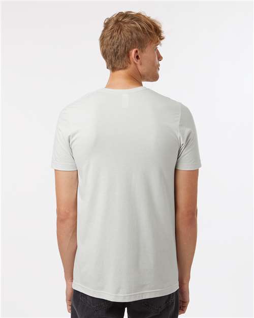 Heather Light Silver Combed CVC T-Shirt - 602CVC