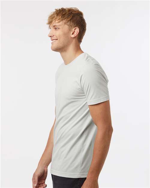 Heather Light Silver Combed CVC T-Shirt - 602CVC