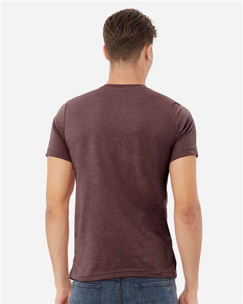 Heather Maroon CVC Jersey Tee - 3001CVC
