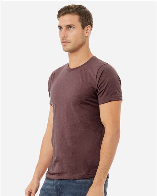 Heather Maroon CVC Jersey Tee - 3001CVC