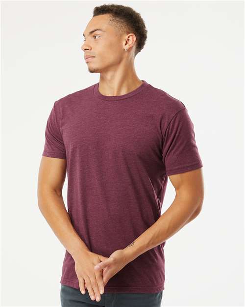 Heather Maroon CVC T-Shirt - 6210