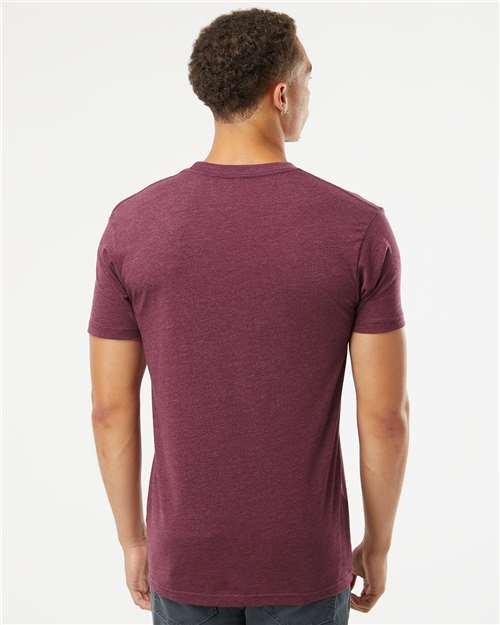 Heather Maroon CVC T-Shirt - 6210