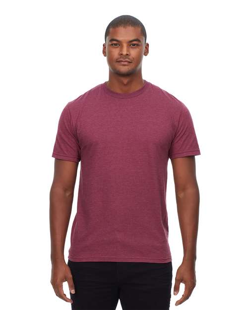 Heather Maroon Epic CVC T-Shirt - T1001