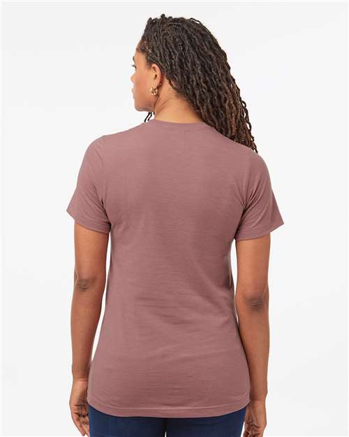 Heather Mauve Combed CVC T-Shirt - 602CVC