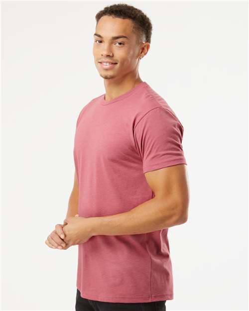 Heather Mauve CVC T-Shirt - 6210